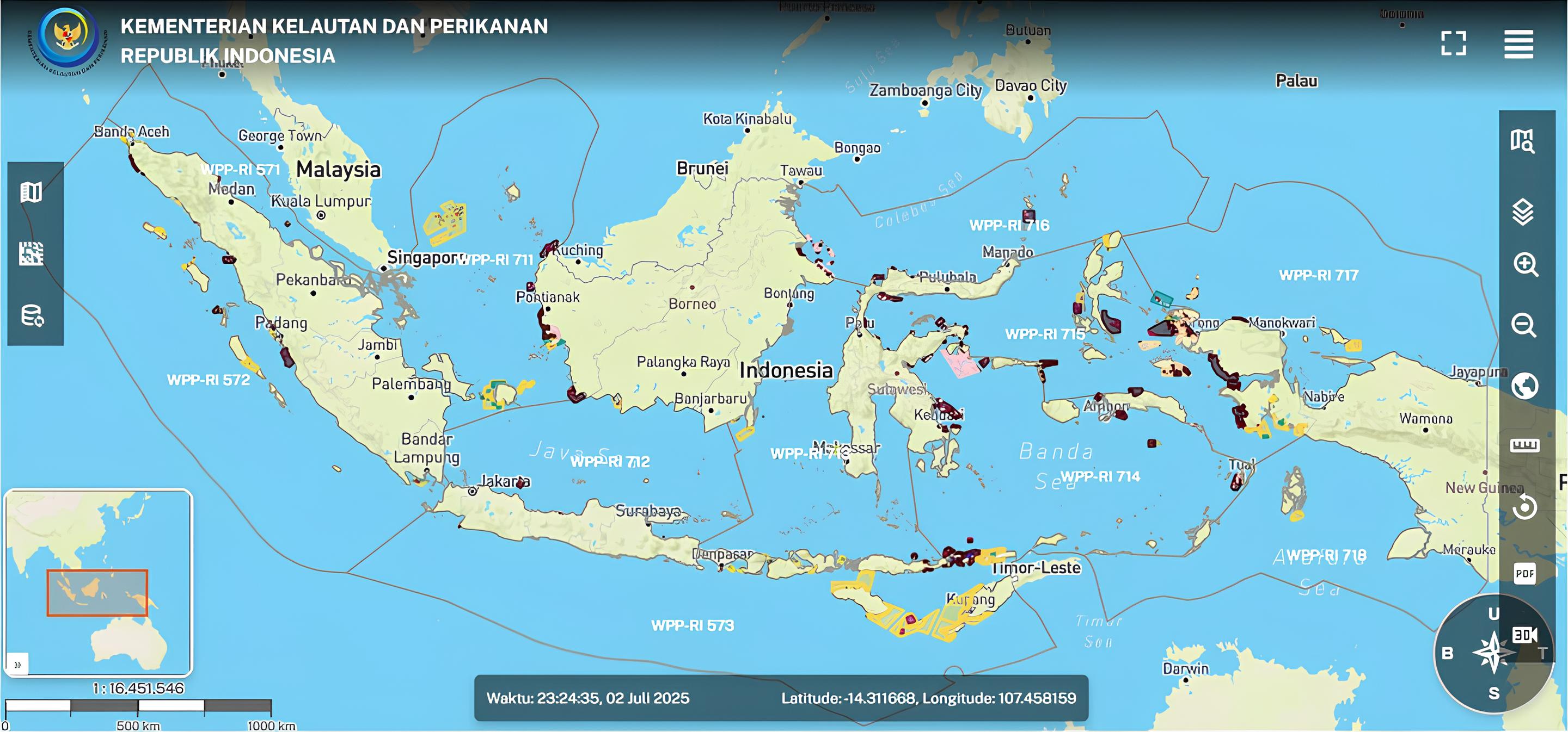 Indonesia Blue Carbon Map